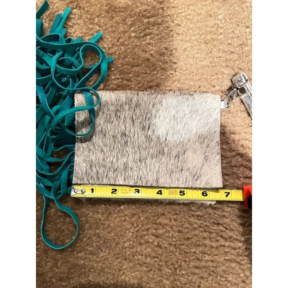 NWOT No Brand Western Cow Hyde Women's Clutch